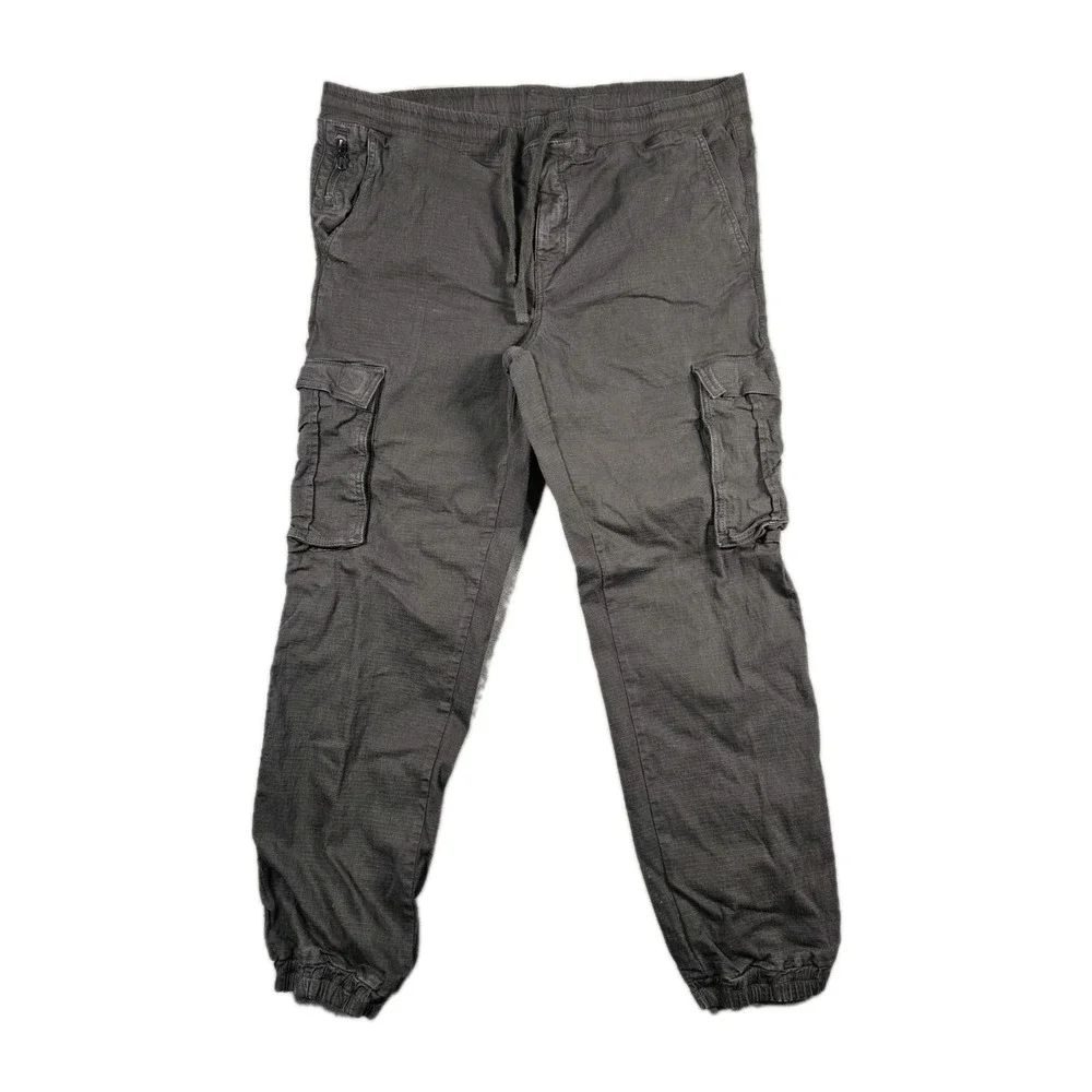 Mavi New Fit‎ Athletic Denim Cargo Joggers Mens 32x28 Black Utility Pants